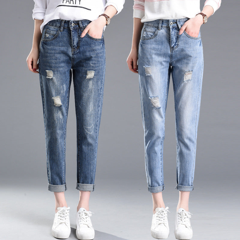Zerrissene Jeans für Damen