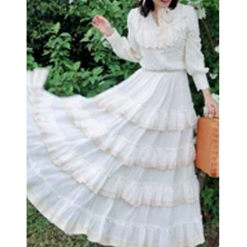 Falda elegante con forma de pastel para mujer, nueva y elegante para fiesta