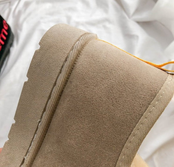 Boots women cotton shoes winter new version of the Korean