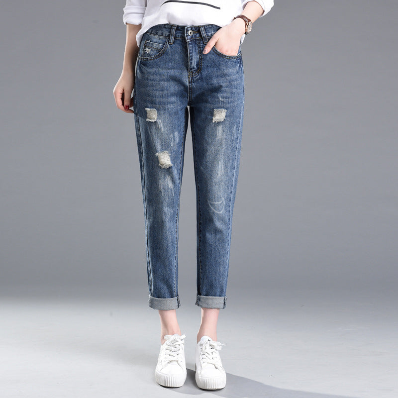 Zerrissene Jeans für Damen