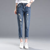 Zerrissene Jeans für Damen