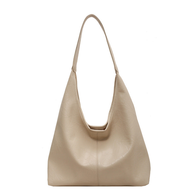 Bolso de hombro de moda para mujer, bolso de mano informal de gran capacidad de diseñador vintage, bolso de mano de moda para otoño e invierno