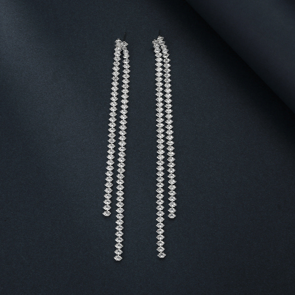 European And American Wedding Accessories Necklace Earrings Bracelet Jewelry