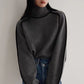 Casual Loose Pullover Knitted Sweater Fashion Knit Top Outerwear