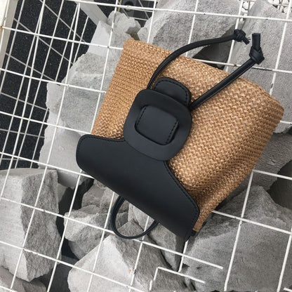 Modischer Rucksack mit gewebter Schulter und Schultasche für den Urlaub