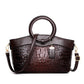 Gykaeo Bolsos de lujo Bolsos de mujer Diseñador Mujer Cuero