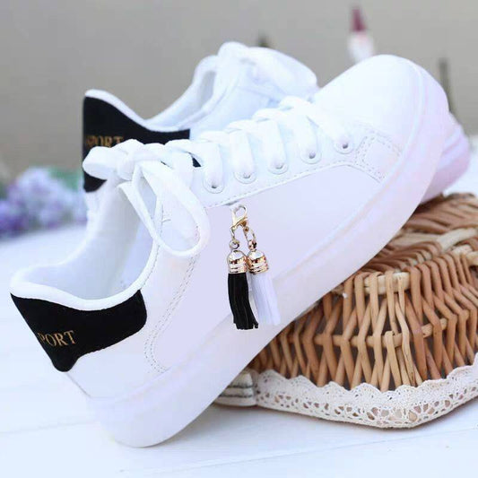 Mesh weiße Schuhe Damenmode atmungsaktive Schuhe Studenten koreanische Freizeitschuhe Sportschuhe flache Schuhe Damenschuhe
