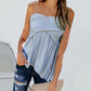 Women Sexy Off Shoulder Shirts Irregular Hem Blouse Shir