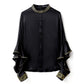 Embroidered Shirt Women's Long-sleeved Spring Tops Ruffled Women's Korean Loose-fitting Shirts