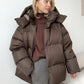 Abrigo de moda con capucha extraíble, chaqueta de algodón, cálido para invierno