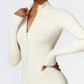 Warm Zipper Long-sleeved Jumpsuit Yoga Fitness Sports