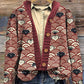 3D Digital Printing Cardigan Knitted Coat Imitation Sweaters Women's Clothing