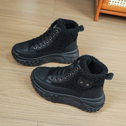 Neue warme, rutschfeste High-Top-Schneestiefel