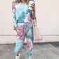 Printed Tie-dye Two-piece Fashion Casual Homewear