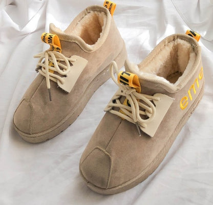 Boots women cotton shoes winter new version of the Korean