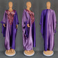 Ethnic Style Loose Plus Size Color-matching Dress