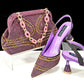 Pointed Toe Women's Shoes And Bags Suit Low-cut