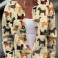 Damen Pullover Animal Elements Floral Cardigan