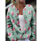 Damen Pullover Animal Elements Floral Cardigan