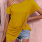 Ropa de mujer Blusa con hombros descubiertos Diseño irregular de verano Tops Camisa