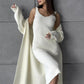 2pcs Knitted Suit Fashion Slim Sleeveless Long Dress