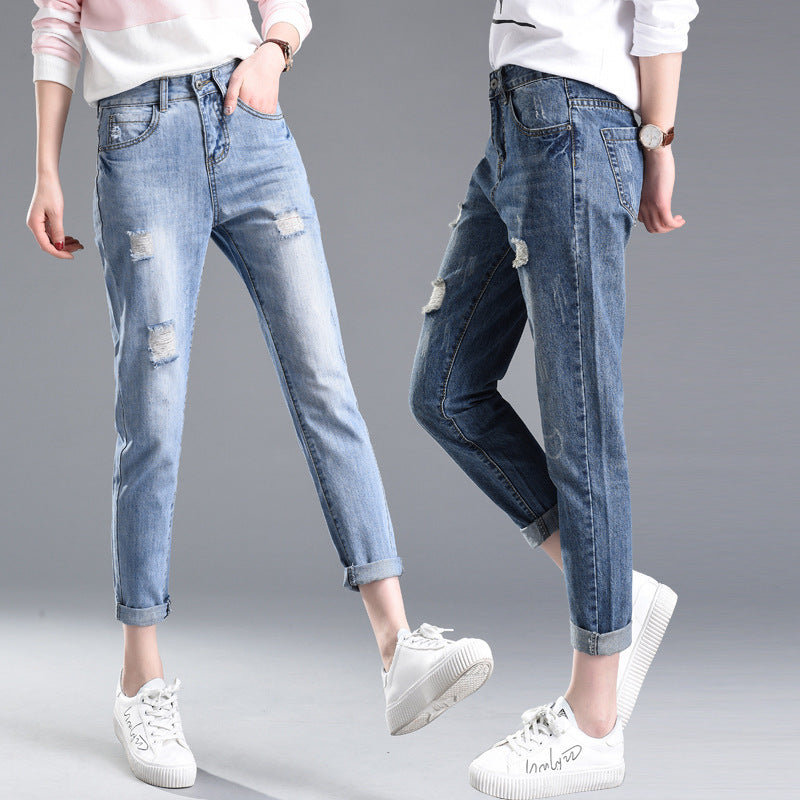 Zerrissene Jeans für Damen