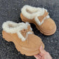 Damen Schneestiefel mit Felleinlage und Plateausohle