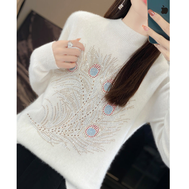 Elegant Pullover Fashion Bottoming Shirt Women