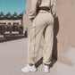 Long Sleeve Turtleneck Sweatshirt Stand Up Zipper Short Top