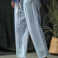 Linglong Linen Drawstring Leisure Trousers