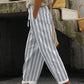 Linglong Linen Drawstring Leisure Trousers