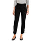 Women's Slim High Waist Bow Cropped Pants