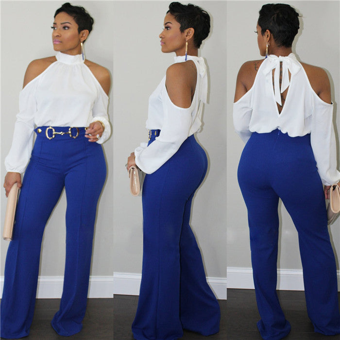 Fashion Off-shoulder Shirt Casual