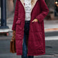 Fashion Simple Stitching Long-sleeved Hooded Jacket