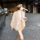 Artificial Fox Fur Fur Female Middle Large Coat