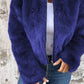 Fashion Stand Collar Plush Jacket Winter Casual
