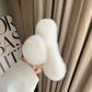 Autumn And Winter New Leopard Print Large Rex Rabbit Fur Hair Claw