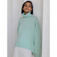 Soft And Comfortable High Polo Collar Solid Color Pullover