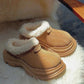 Damen Schneestiefel mit Felleinlage und Plateausohle