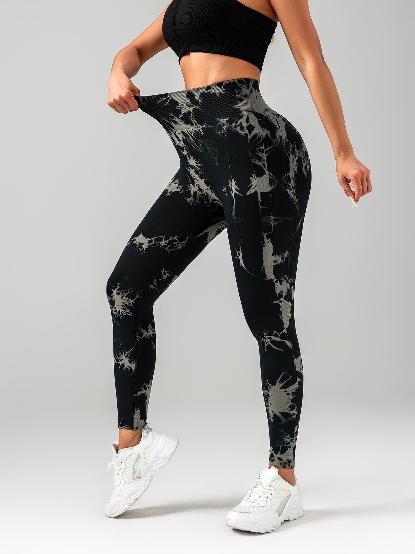 3 Pack Tie Dye Workout Seamless Leggings For Women High Waist Gym Leggings Yoga Pants, Seamless Leggings For Women High Waist Yoga Pants