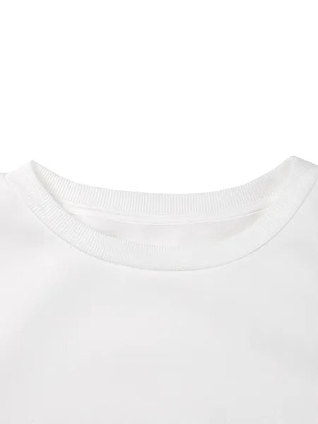 Women Basic Casual Pullover Spring Autumn Long Sleeve American Football Printed Round Neck