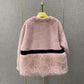 Faux Fur Coat Classic Style Slimming All-matching Western Style