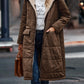 Fashion Simple Stitching Long-sleeved Hooded Jacket