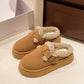 Neu Luxus Winter frauen Schuhe Plüsch Mode Retro