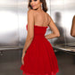 Women's Tube Top Mesh Graceful Bow Pettiskirt Dress