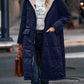 Fashion Simple Stitching Long-sleeved Hooded Jacket